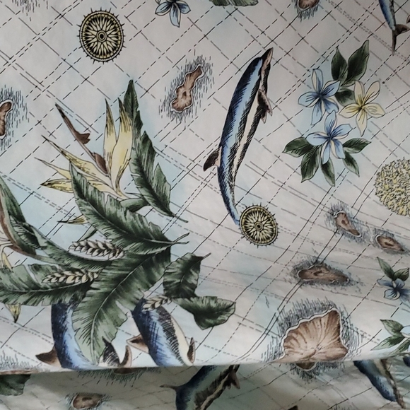 Pierre Cardin tropical scene shirt - Picture 2 of 6